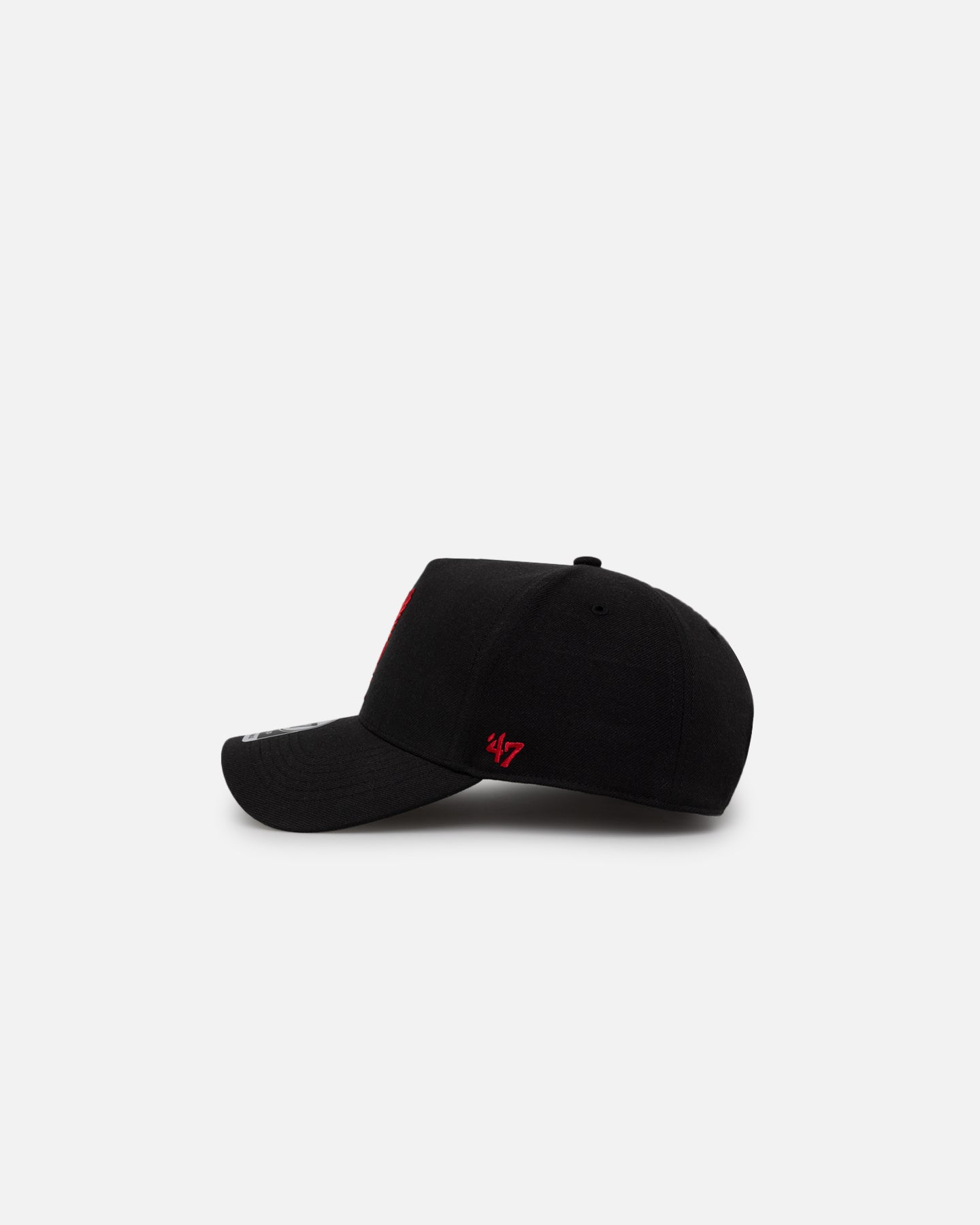 47 Brand Liverpool F.C. MVP DT Snapback Cap - Black/Red Adjustable Baseball Hat for Men & Women - Perfect for Football Games, Streetwear Fashion & Fan Collections