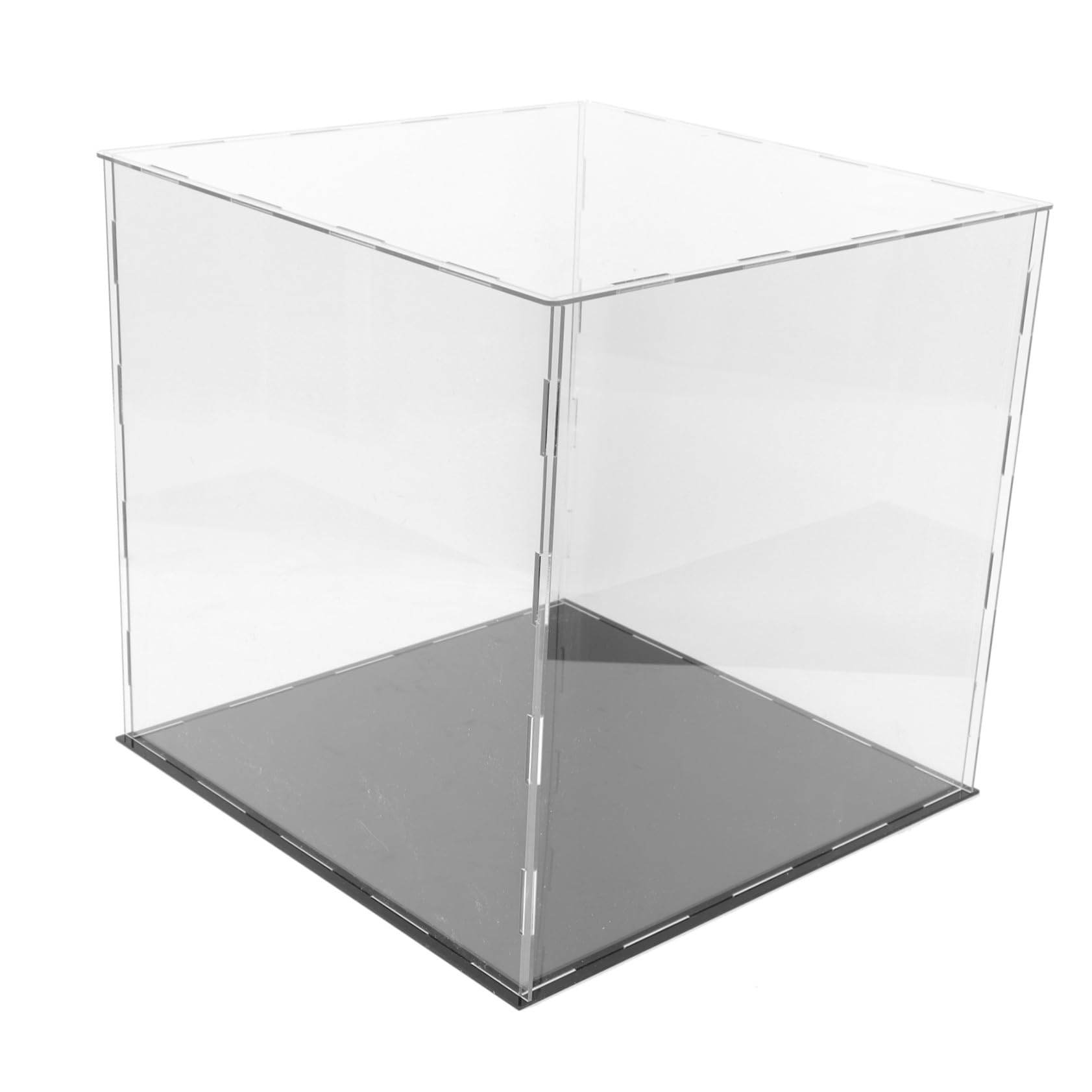 VANZACK 3-Piece Acrylic Display Case Set for Football, Soccer & Basketball - Clear Glass Trophy Box with Stand for Collectibles, Awards & Memorabilia - Perfect for Home, Office & Sports Fan Decor