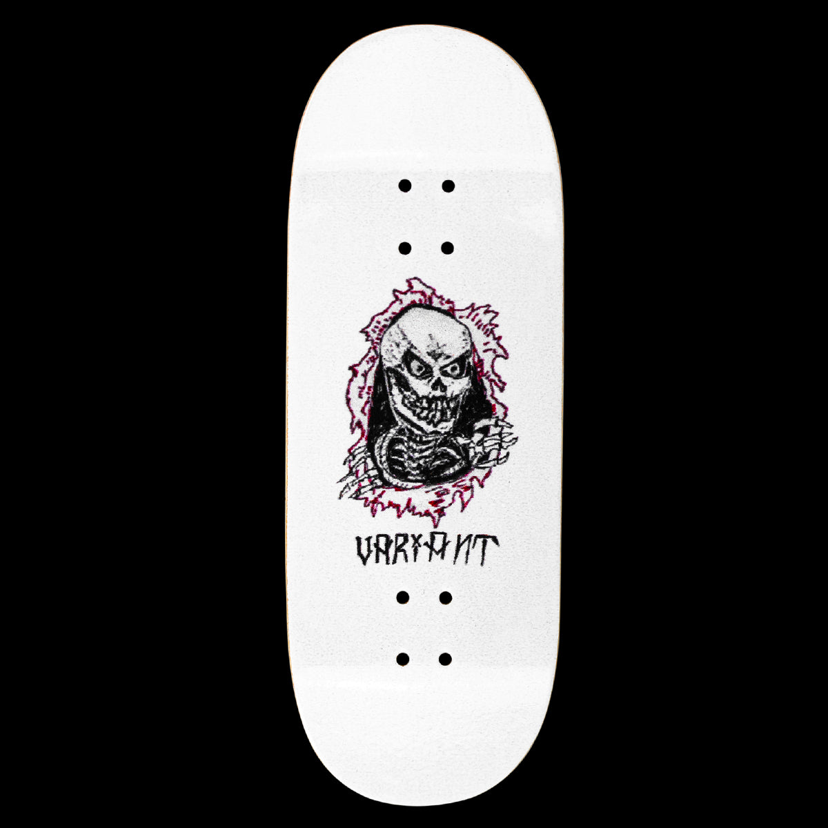 Variant Fingerboard Deck - Enemy Ripper Professional Skateboard Mini Deck for Finger Tricks & Skate Practice - Perfect for Beginners, Kids & Skateboard Enthusiasts - Use at Home, Office or School