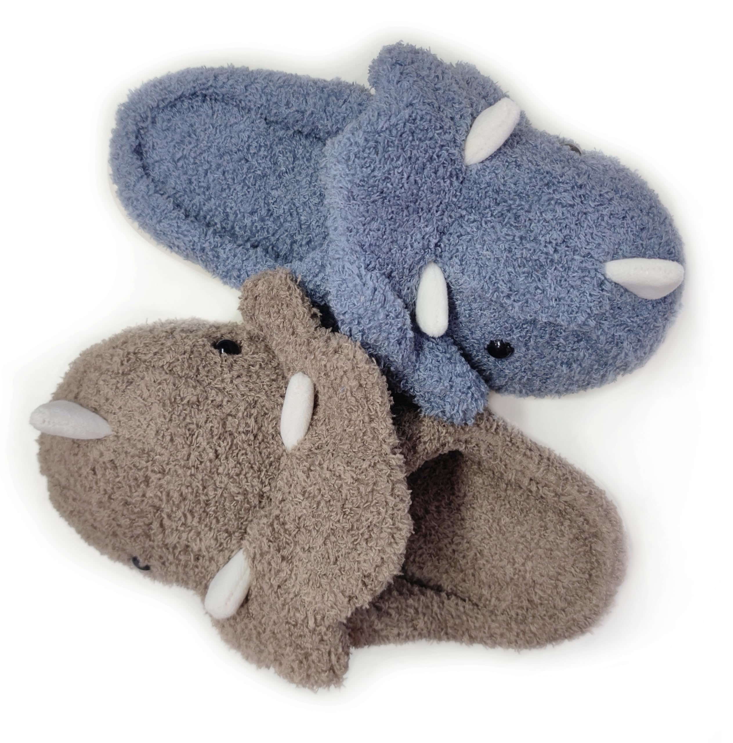 **Unisex Dinosaur Slippers - Plush Fuzzy House Shoes for Men & Women - Soft Indoor/Outdoor Winter Sandals for Cozy Home & Lounge Wear (2024)**    *(Perfect for Gift Giving, Christmas, Halloween & Everyday Comfort!)*