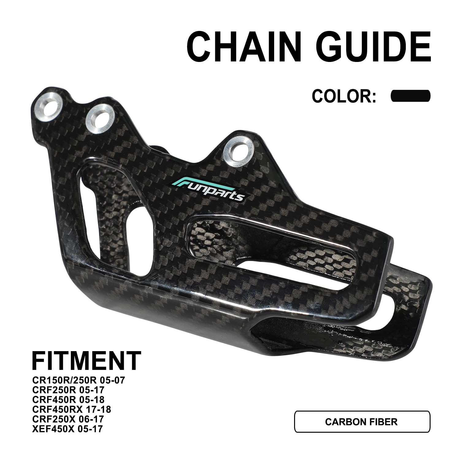 High-Quality Carbon Fiber Dirt Bike Chain Guide Guards for Honda CRF250R/CRF450R/CRF450X (2005-2025) | Durable Off-Road Protection | Perfect for Motocross, Trail Riding & Enduro Racing