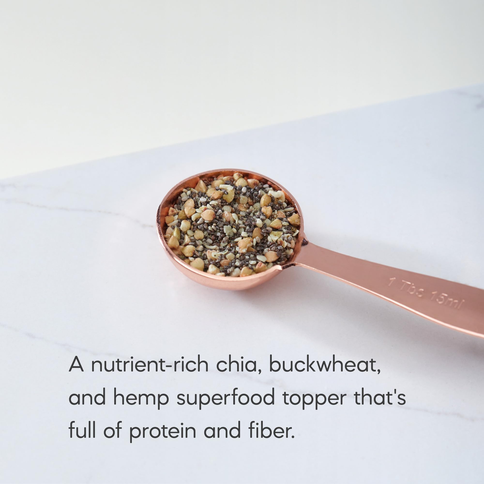 Nature's Path Organic Qi'a Superfood Cereal - Chia, Buckwheat & Hemp Breakfast Topper, 7.9 oz (Pack of 1) | Gluten Free, Non-GMO | Perfect for Smoothie Bowls, Yogurt & Healthy Breakfasts