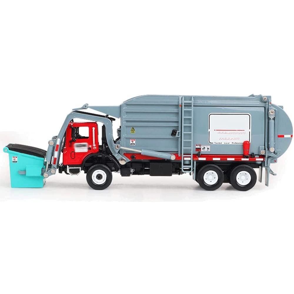 XIAOYUJJ Alloy Engineering Garbage Truck Toy - Kids' Dump Truck & Sanitation Vehicle Model for Waste Sorting & Transport | Perfect for Pretend Play, STEM Learning & Collectors