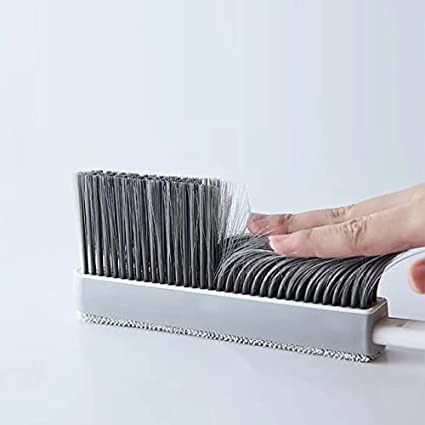 SIDDHI VINAYAK 2-in-1 Multifunctional Cleaning Brush - Bed & Sofa Cleaner, Window Screen & Glass Scrubber, Detachable Scraper for Wet/Dry Use - Perfect for Home, Car, Office & Outdoor Cleaning
