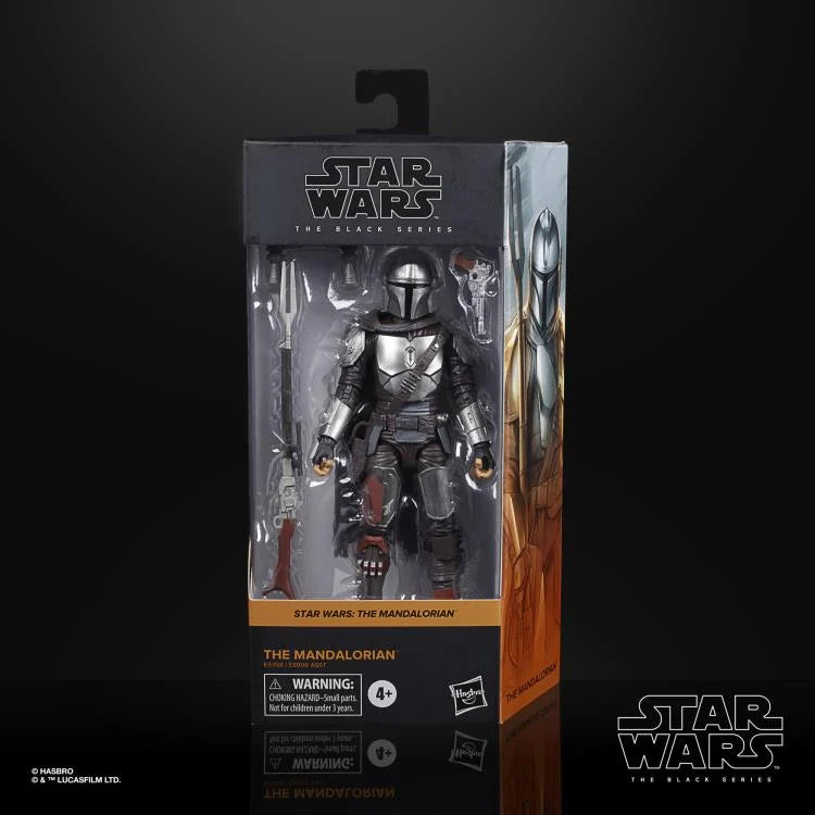 Star Wars The Black Series The Mandalorian (Beskar Armor) 6-Inch Action Figure - Collectible Toy for Fans & Display | Perfect for Home Decor, Gift Giving & Star Wars Collections