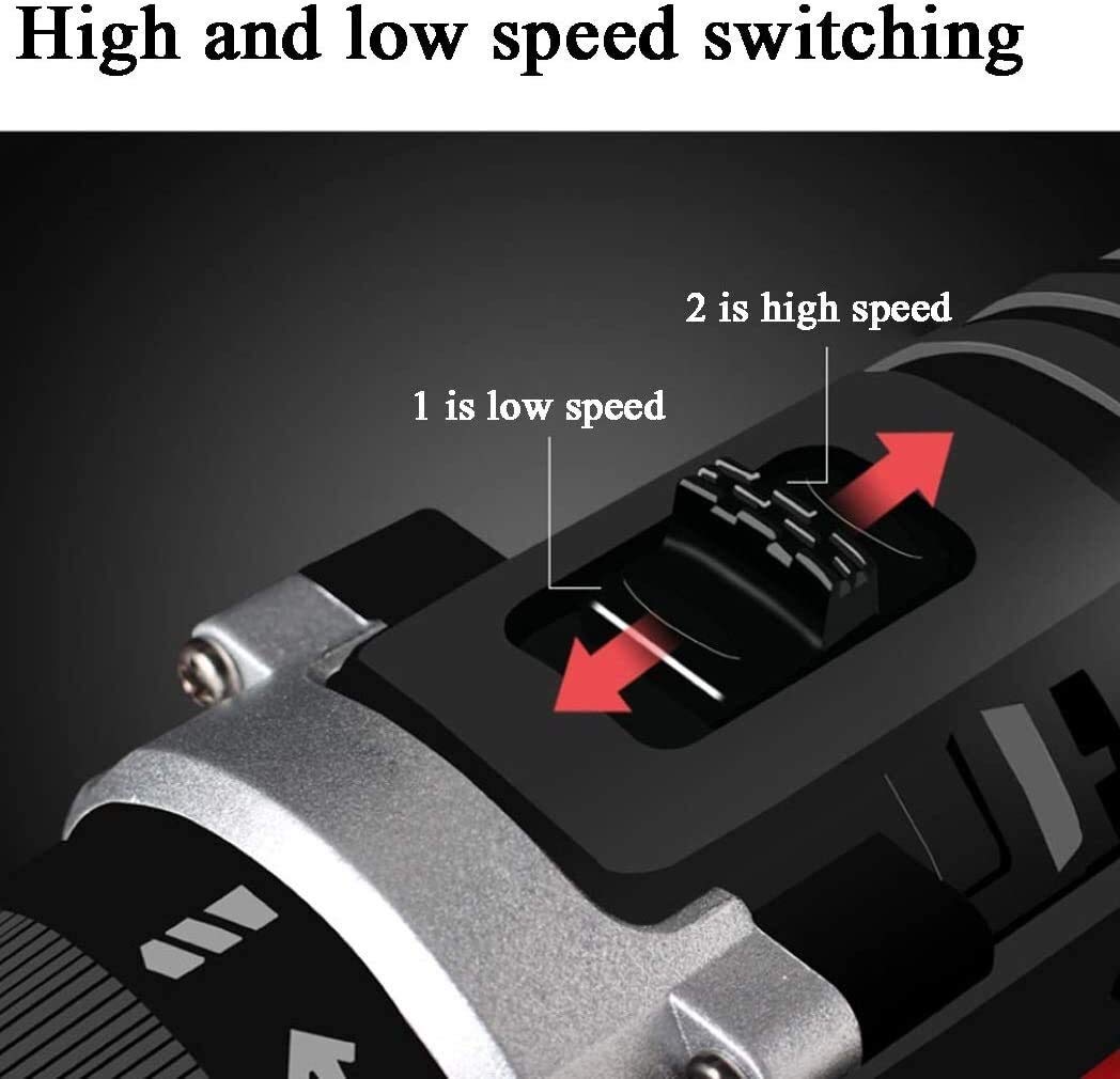 Rechargeable Cordless Electric Screwdriver Kit with Lithium-Ion Battery & Storage Case - Powerful Hand Drill for Home DIY, Furniture Assembly, and Repair Projects