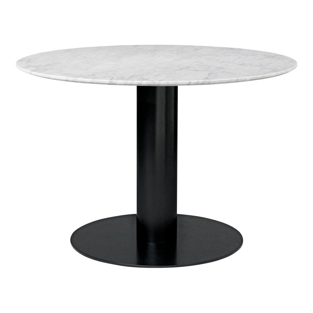 Gubi 2.0 Round Dining Table - Modern Scandinavian Design for Small Spaces | Perfect for Apartments, Breakfast Nooks & Cozy Kitchens