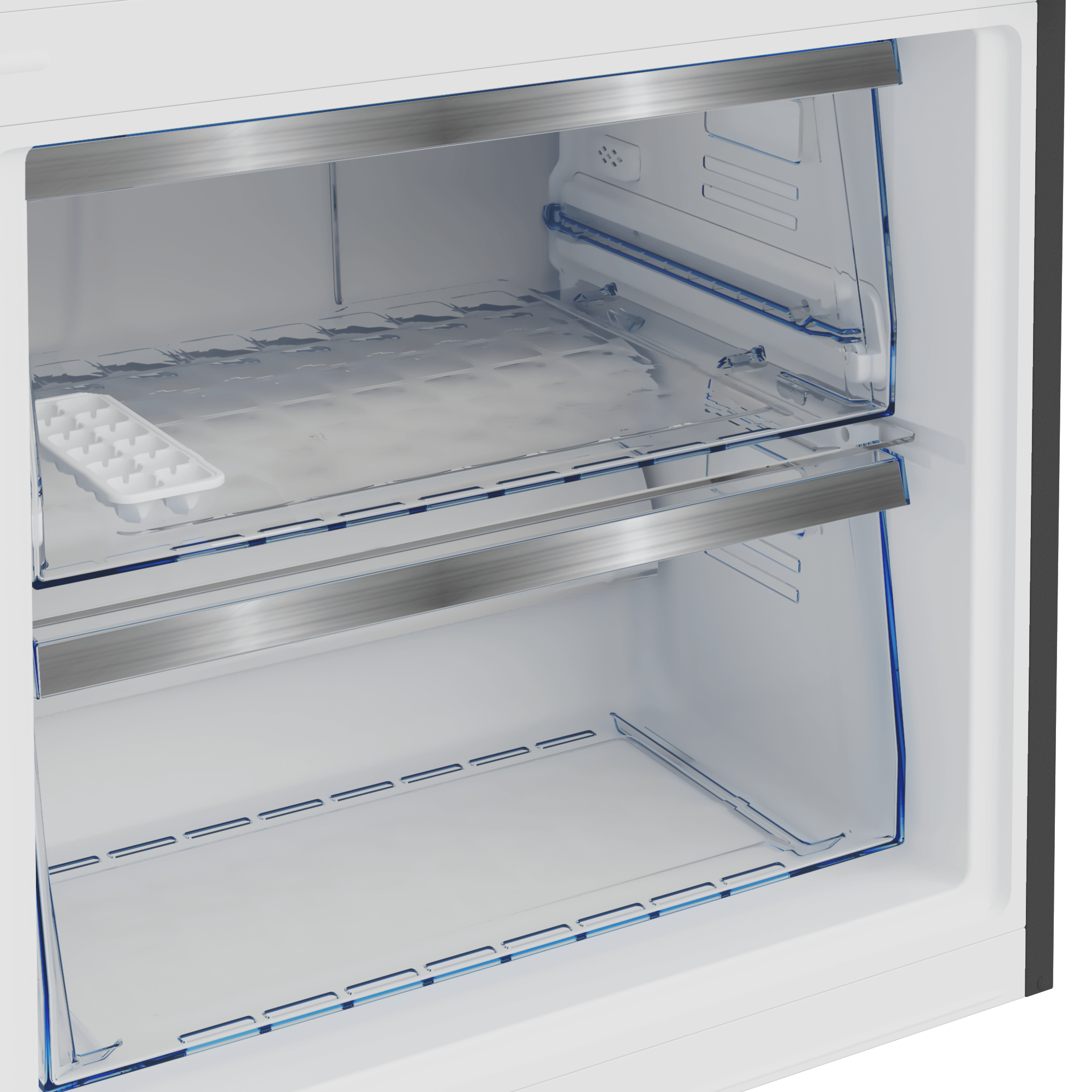 Beko BFBF30216SSL 30 Inch Bottom Freezer Refrigerator - Energy Efficient Stainless Steel French Door Fridge for Kitchen, Home & Office Use