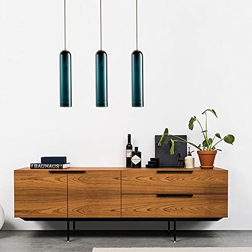 Modern LED Chandelier Pendant Light - Nordic Glass Hanging Fixture for Living Room, Bedroom & Dining Room - Creative Suspension Lighting - Matte White Finish - Energy Efficient Indoor Ceiling Lamp