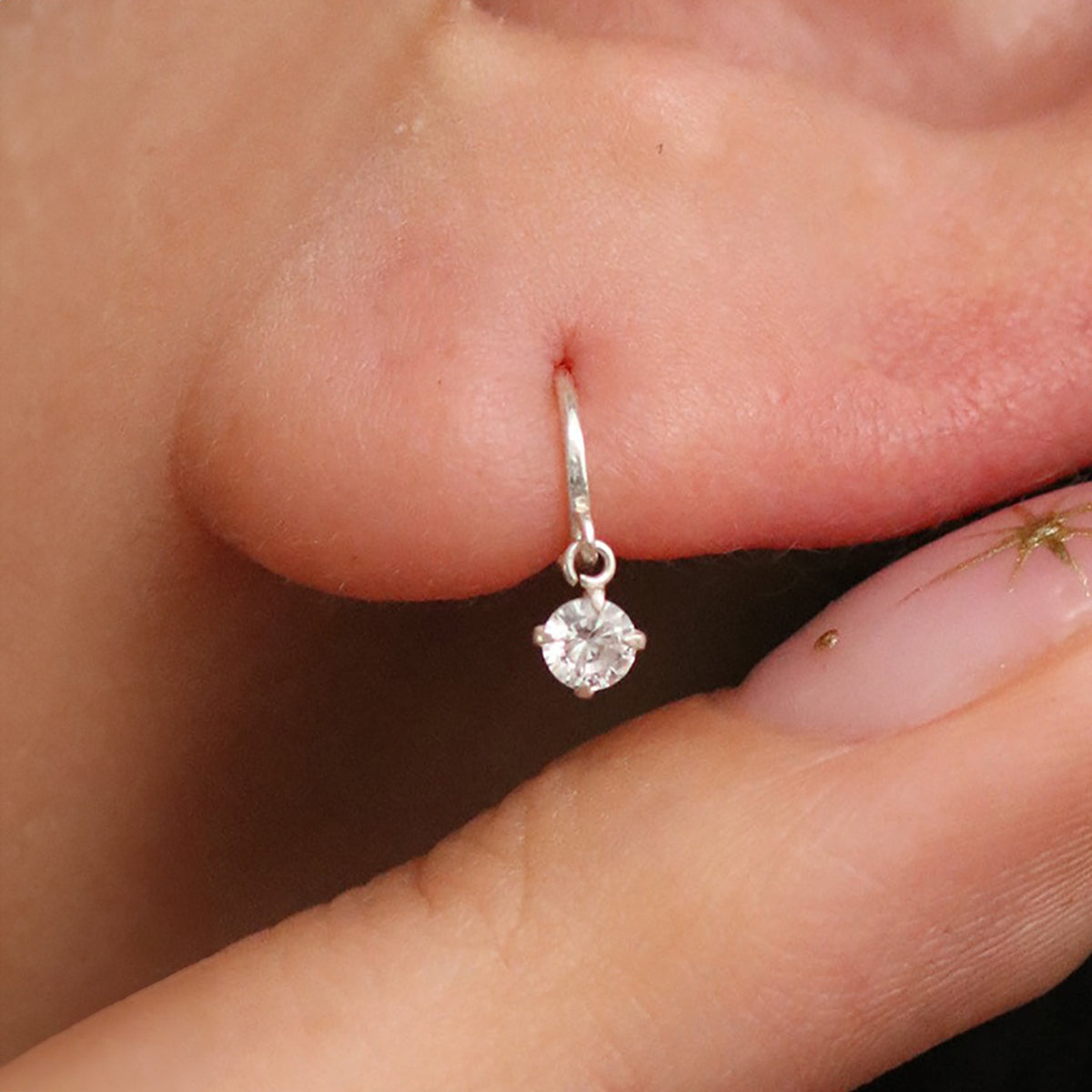 Cubic Charm Huggie Earrings for Women - Minimalist Cubic Zirconia Hoop Earrings - Perfect for Everyday Wear, Work & Date Night