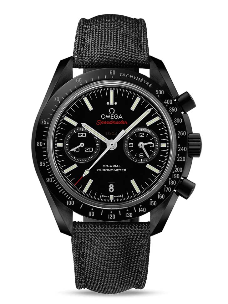 Omega Speedmaster Moonwatch Co-Axial Dark Side of the Moon Ceramic Men's Chronograph Watch - Perfect for Space Enthusiasts & Luxury Collectors