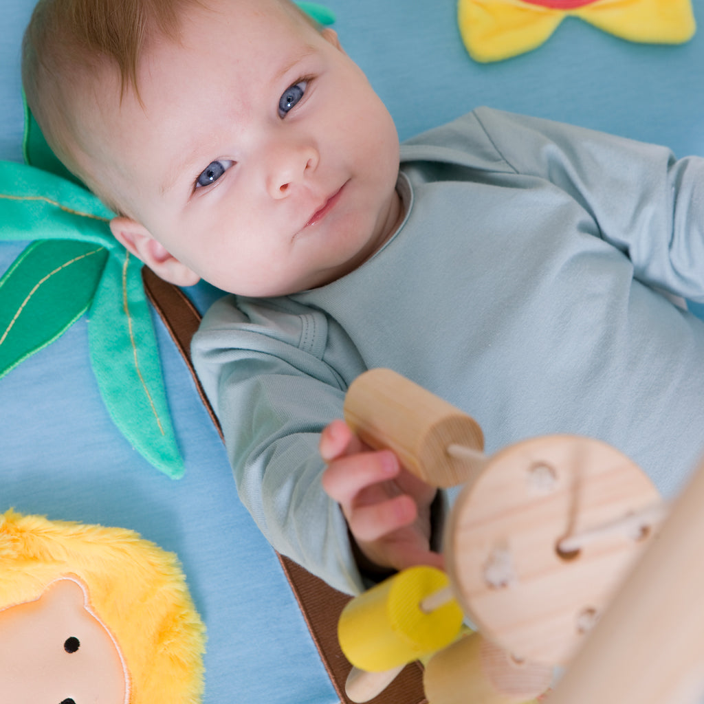 Little Big Friends Jungle Activity Playmat for Babies & Toddlers - Soft, Non-Toxic Play Mat for Crawling, Tummy Time & Learning - Perfect for Nursery, Daycare & Home Play Areas