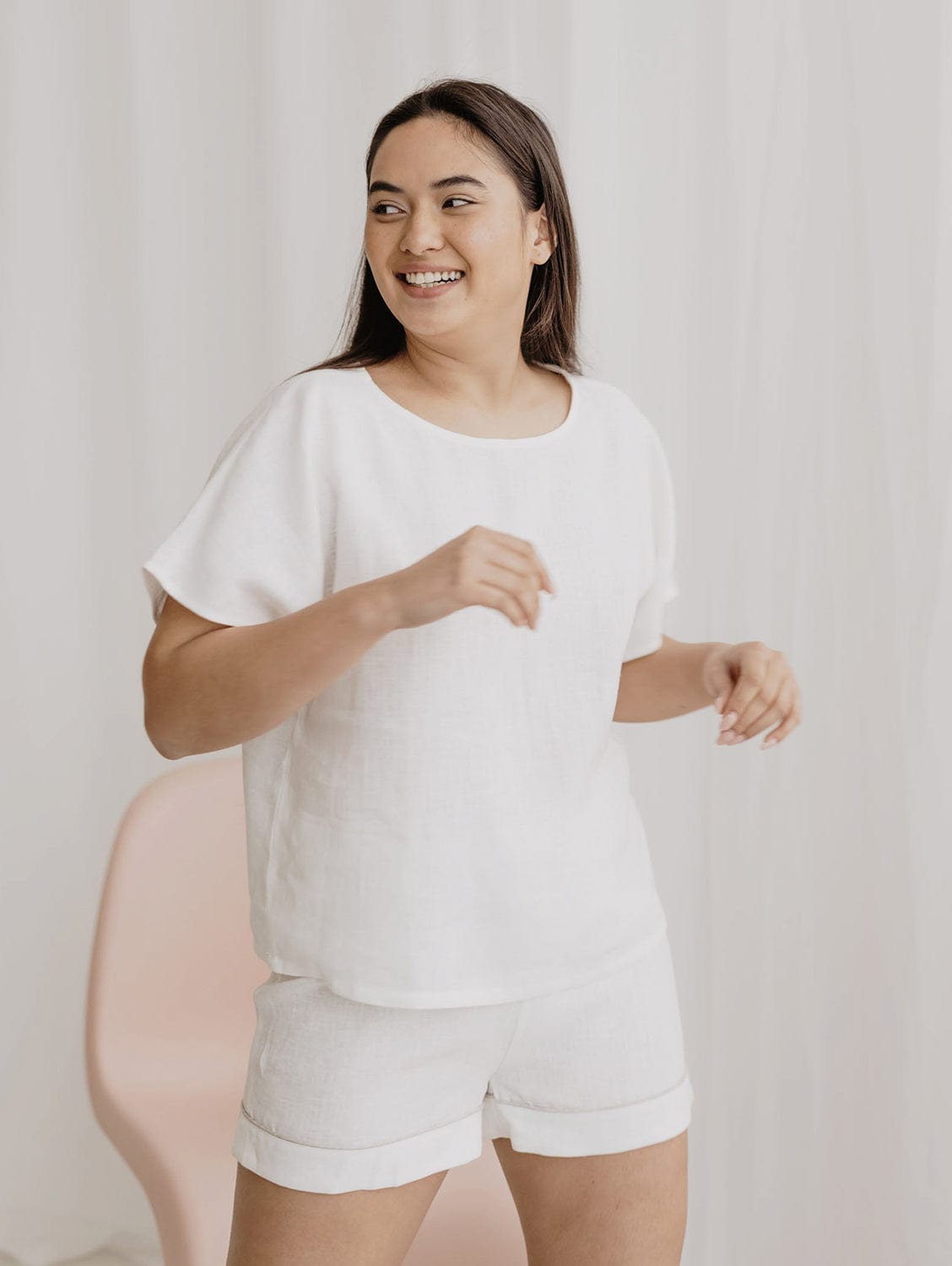 Premium Women's Linen Pajama Set - Soft & Breathable Sleepwear for Women | Multiple Colors | Perfect for Summer Nights, Lounging & Relaxation at Home