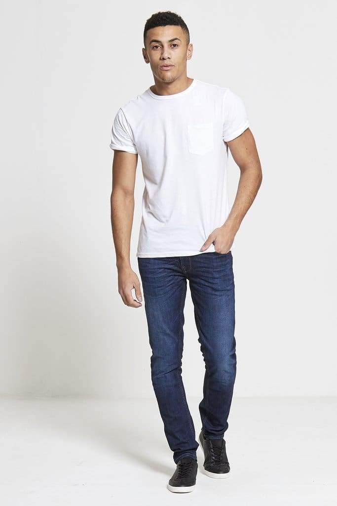 DML ACE Slim Stretch Jeans for Men - Dark Wash Denim Pants | Comfortable & Stylish for Casual Wear, Office & Night Out