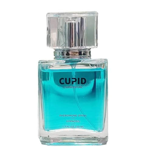 Men's Cupid Charm Pheromone Cologne - Hypnotic Fragrance for Attraction & Confidence (1 Bottle) | Date Night, Club & Special Occasions