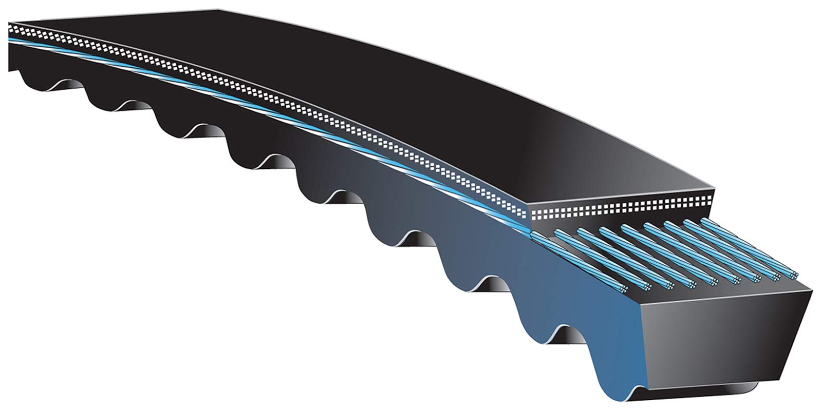 Gates BX210 Tri-Power Belt - Heavy Duty V-Belt for Automotive, Industrial & Agricultural Equipment - Perfect for Power Transmission, Conveyors & Farm Machinery
