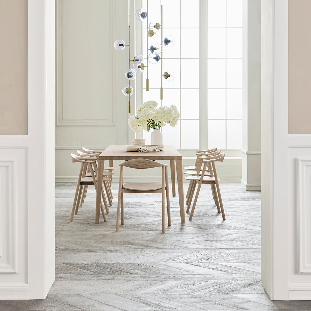 Elegant Square Dining Table for Home - Perfect for Family Dinners, Entertaining Guests & Small Space Dining Rooms