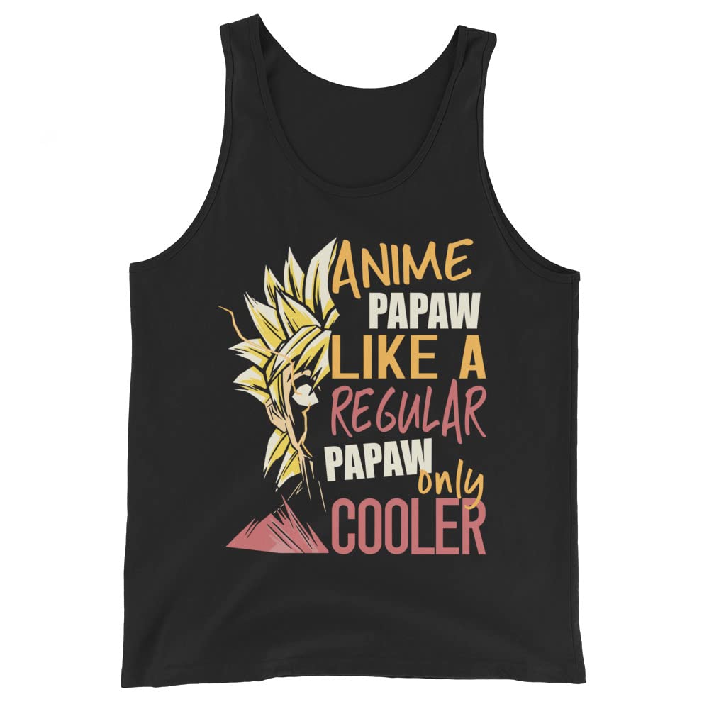 Anime Papaw Cool Grandparents Tank Top for Casual Wear & Gifts