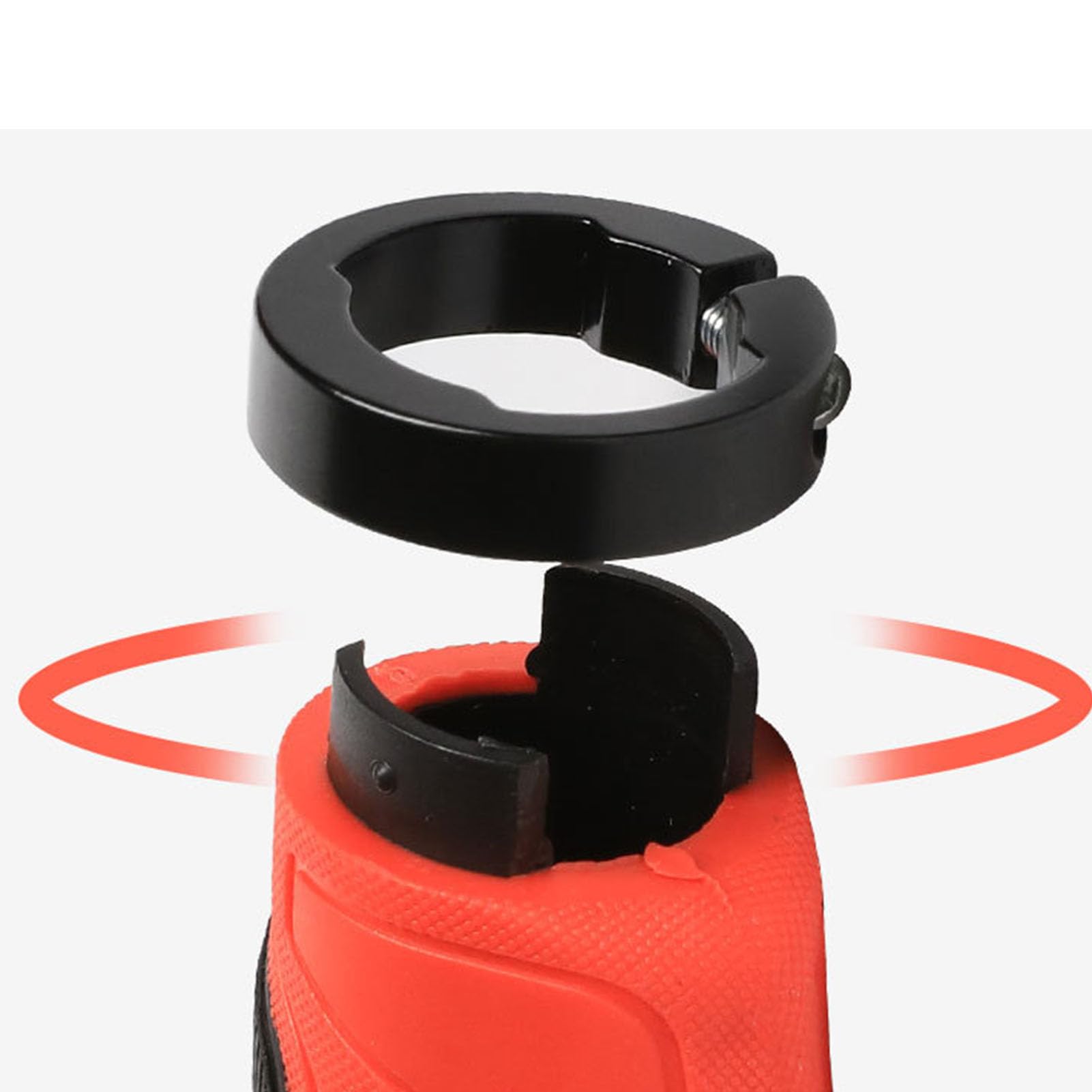 2Pcs Ergonomic Bicycle Handlebar Grips, 13cm/5.1in Anti-Slip Dual Lock Design, Breathable Fixed Handles for Mountain Bikes, Road Bikes, and Commuter Cycling