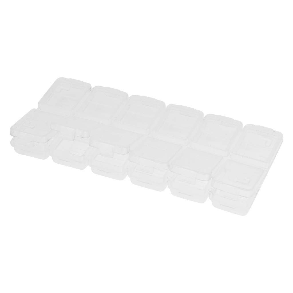 Diamond Painting Light Board - Large White Case with 12 Slots for Embroidery Tools | Home & Craft Use
