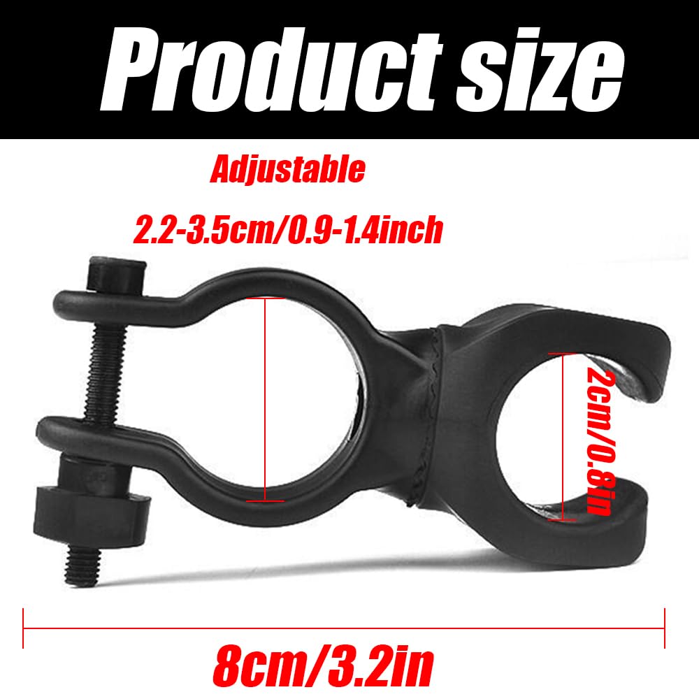 4Pcs Universal Cane Holder for Walker - Durable Plastic Walking Stick Holder Accessories for Wheelchairs, Elderly Walkers & Electric Scooters - Perfect for Mobility Assistance & Daily Use