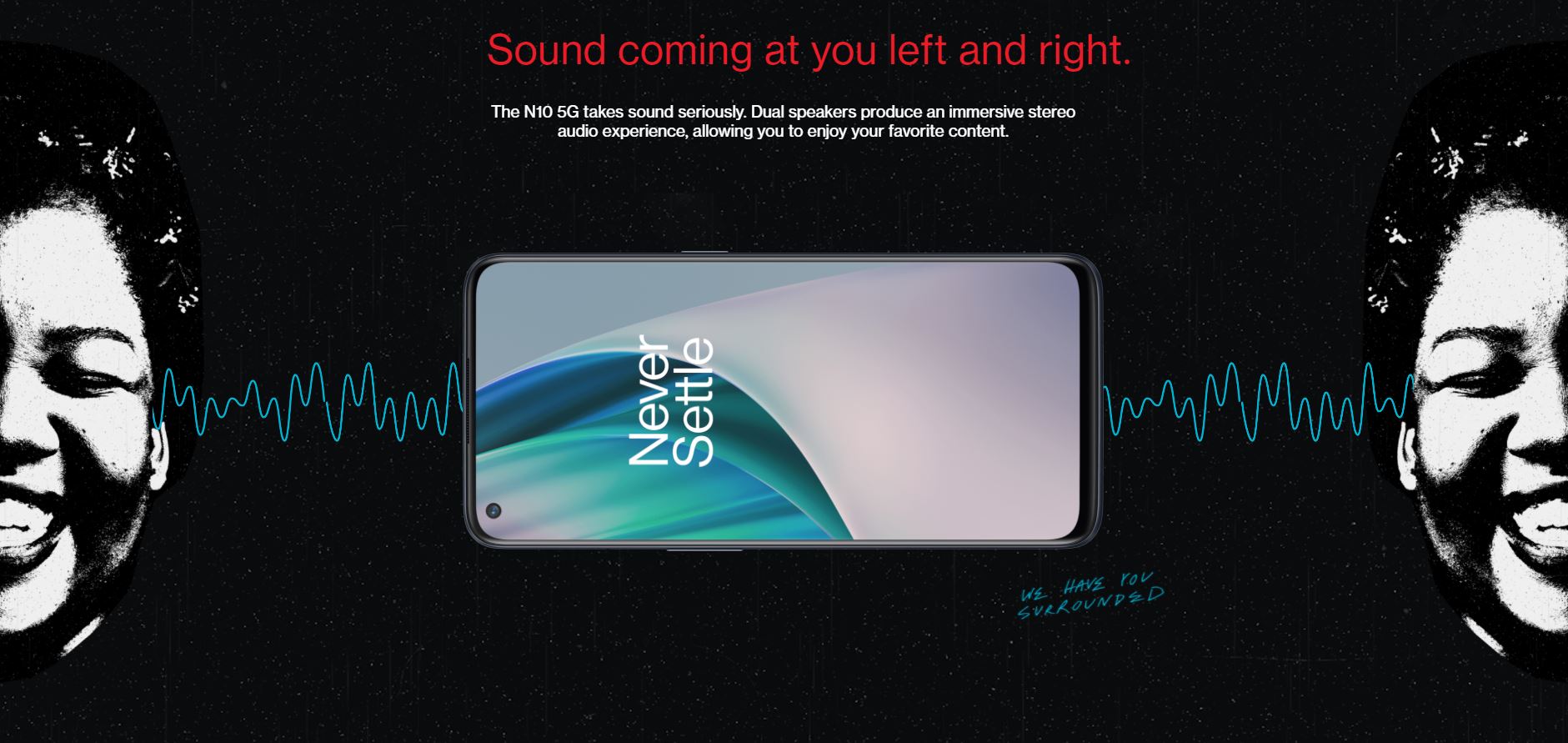 OnePlus Nord N10 5G Unlocked Smartphone (128GB, 6GB RAM) 6.49