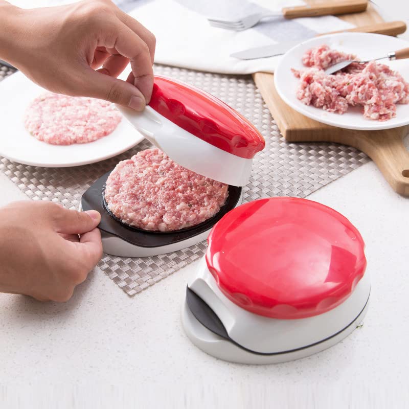 Premium Adjustable Hamburger Press - 1/4 Lb & 1/2 Lb Non-Stick Patty Maker | Manual Burger Mold for Perfect Homemade Burgers, BBQ Parties & Backyard Grilling