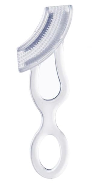 Adorable Baby Bite and Brush Silicone Teether Toothbrush - Safe for Infants & Toddlers (Pack of 1) - Perfect for Soothing Sore Gums & Early Dental Care