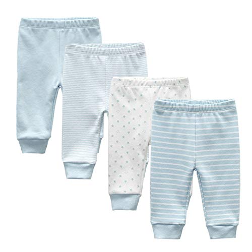 Kiddiezoom Unisex Newborn Baby Short-Sleeve Bodysuit & Pants Set - Soft Cotton Layette Essentials, Perfect Baby Shower Gift (0-12 Months) - Ideal for Playtime, Outings and Photo Shoots
