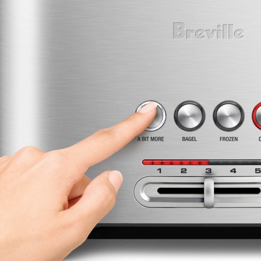 Breville Bit More 2-Slot Toaster - Stainless Steel, Extra-Wide Slots, High Lift Lever - Perfect for Bagels, Thick Slices & Artisan Breads - Ideal for Breakfast, Brunch & Kitchen Countertop Use