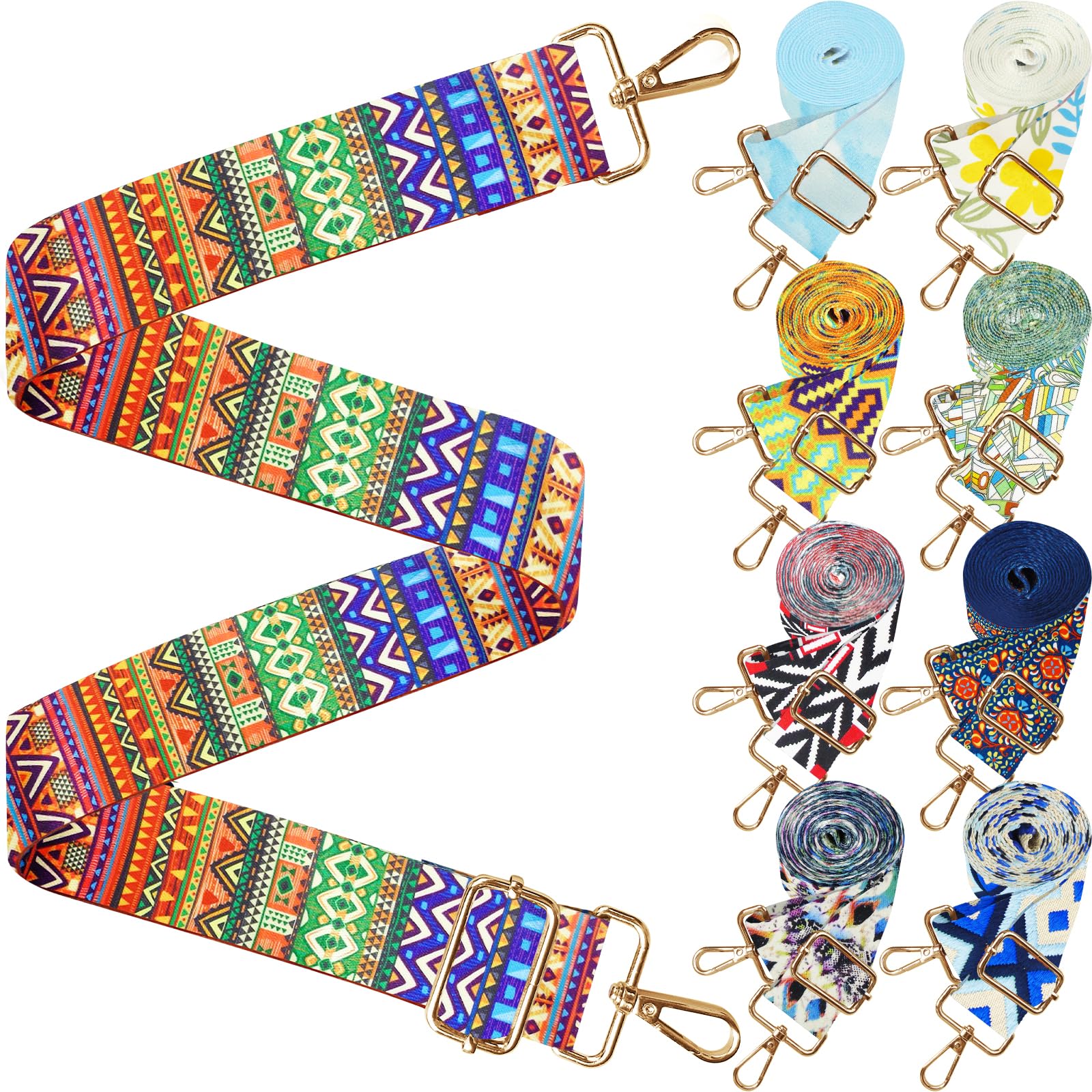 Adjustable Crossbody Purse Straps - Replacement Shoulder Bag Straps for Handbags & Guitar - Durable & Stylish for Everyday Use, Travel & Shopping
