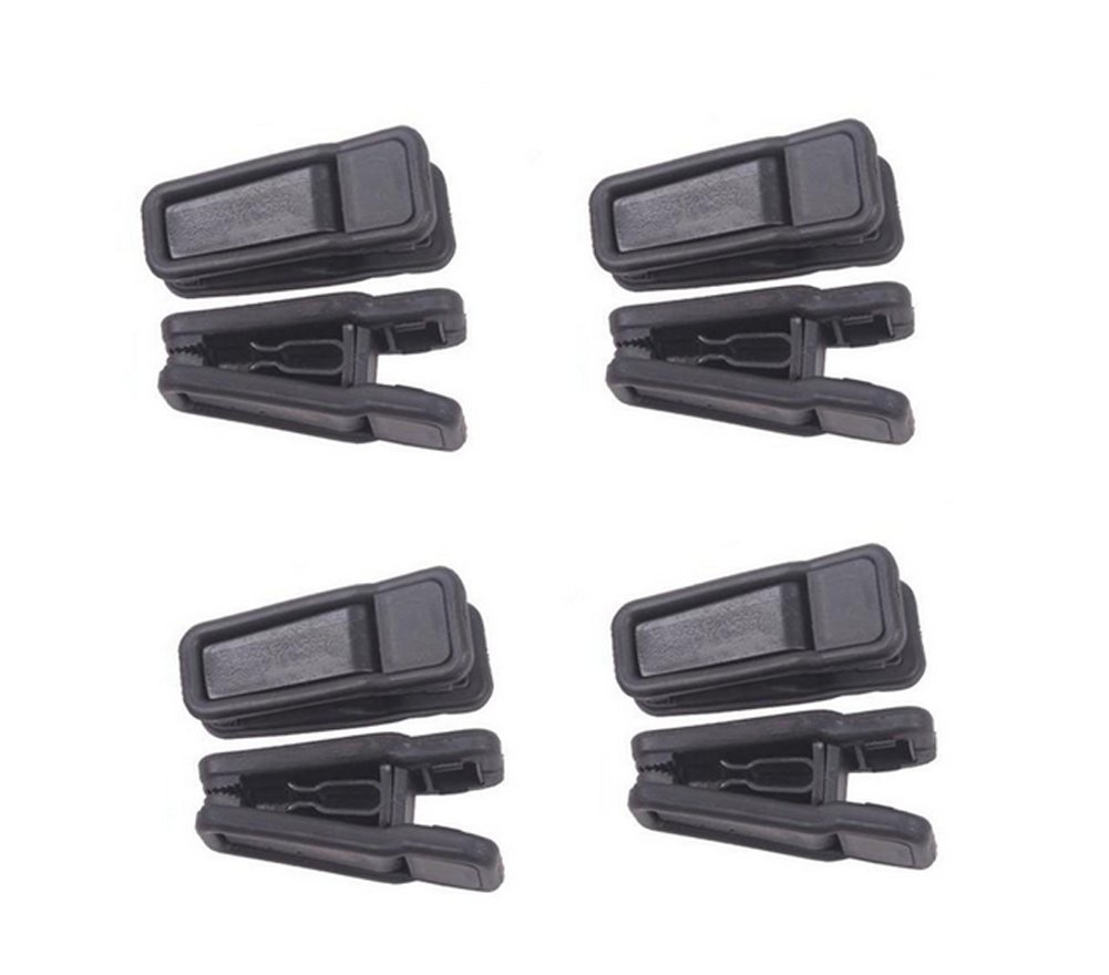 Erioctry Plastic Hanger Clips - 20 Pack Black Slim-Line Pants Hanger Clips with Strong Pinch Grip for Clothes Organization | Perfect for Velvet Hangers, Wardrobe Storage & Space-Saving Closet Solutions