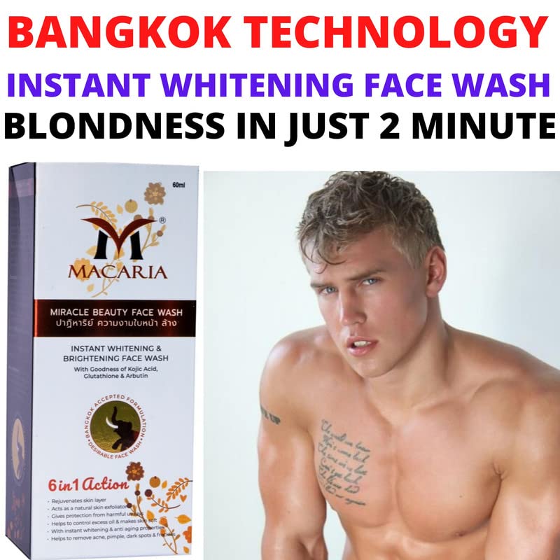Miracle Beauty Face Wash for Men - Best Pigmentation Removal Cleanser for Clear Skin | Daily Use for Acne & Dark Spot Treatment