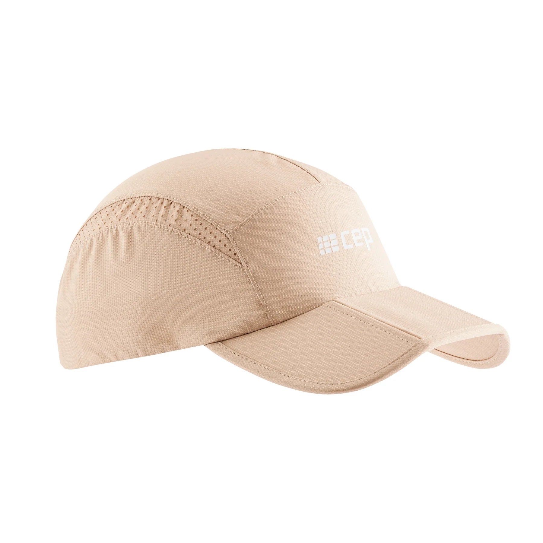 CEP Unisex Running Cap - Lightweight Breathable Performance Hat for Men & Women - Ideal for Running, Hiking, Cycling & Outdoor Sports (Cream)