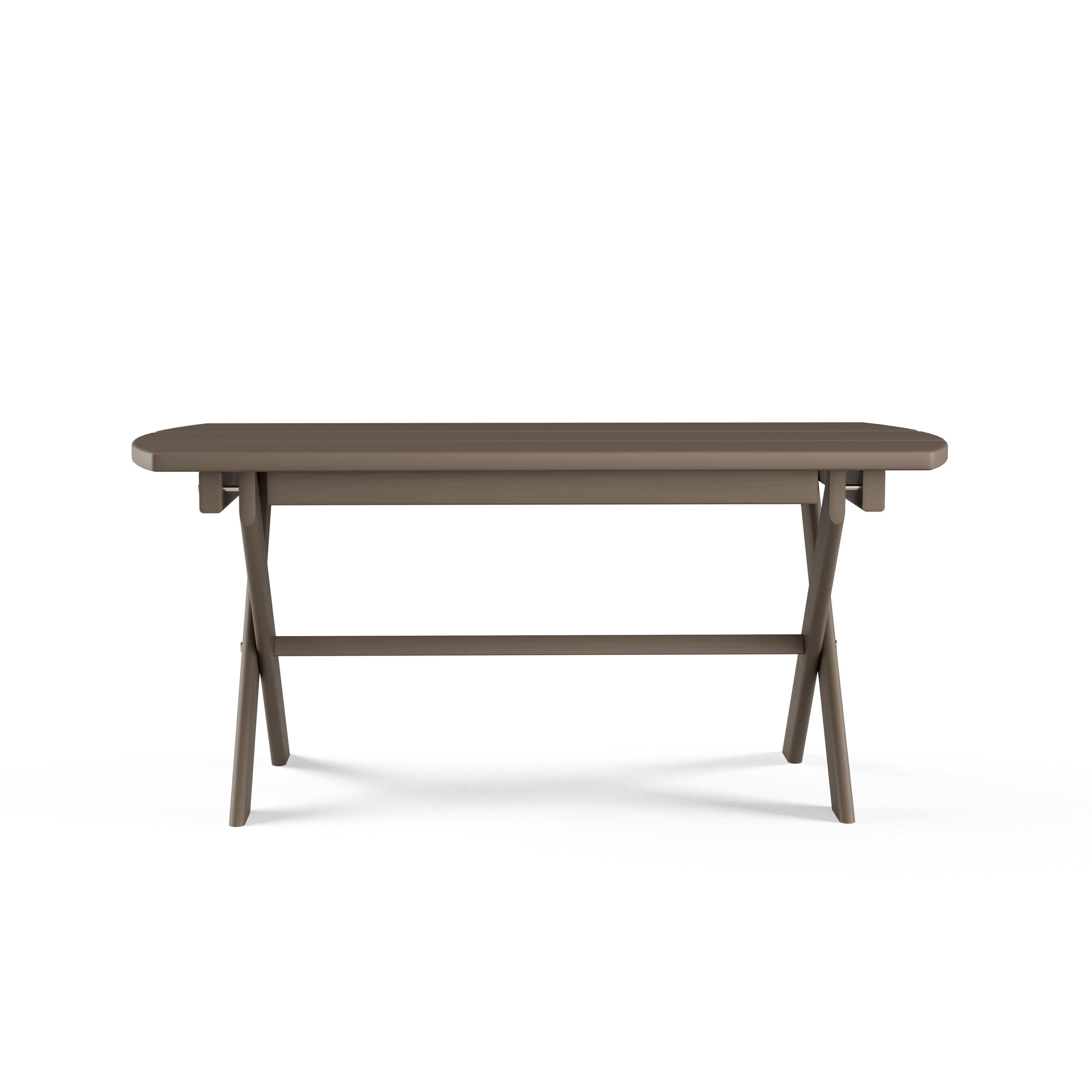 Keystone Amish Co. Solid Wood Folding Oval Coffee Table - Handcrafted Rustic Living Room Furniture for Small Spaces & Home Decor