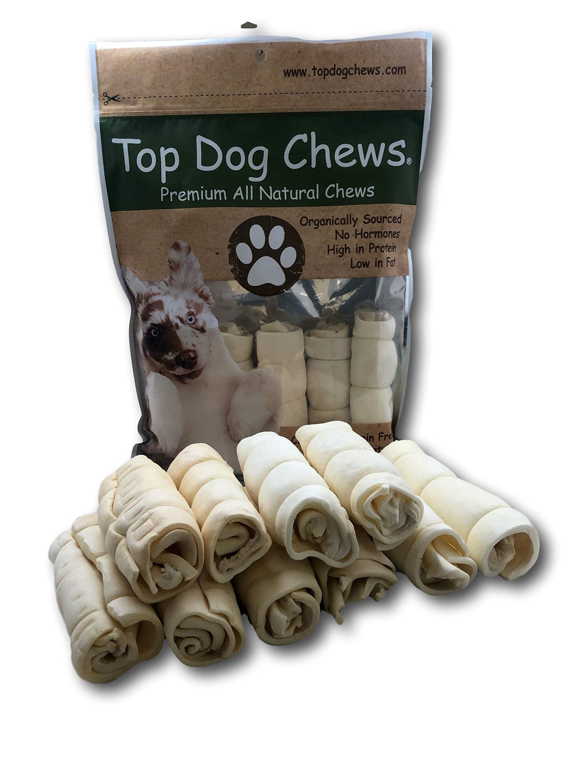 Premium Buffalo Beef Cheek Rolls for Dogs - High-Protein Natural Dog Treats - Grain-Free & Healthy Chews for Medium & Large Breeds - Perfect for Training Rewards & Dental Health