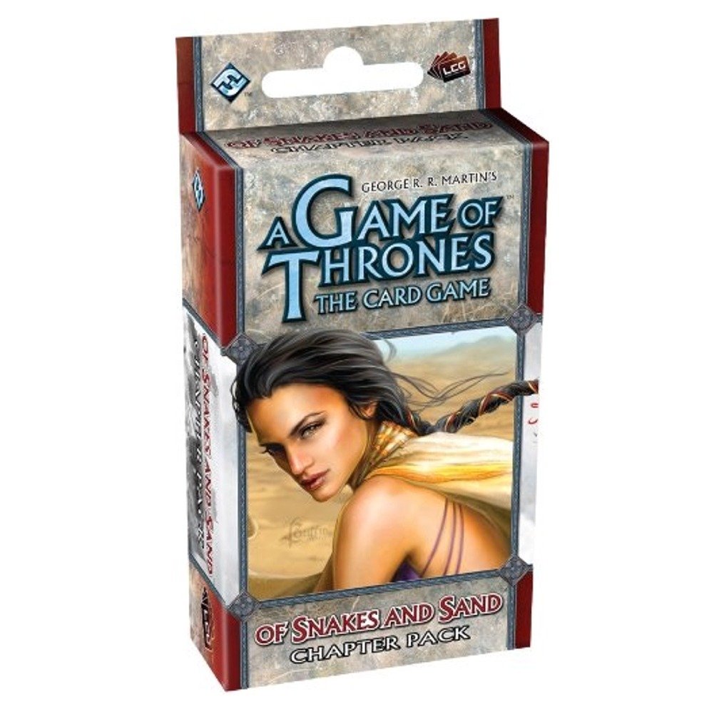 A Game of Thrones: The Card Game - Of Snakes and Sand Expansion Pack | Strategy Card Game for Adults & Teens | Perfect for Game Nights & Fantasy Lovers