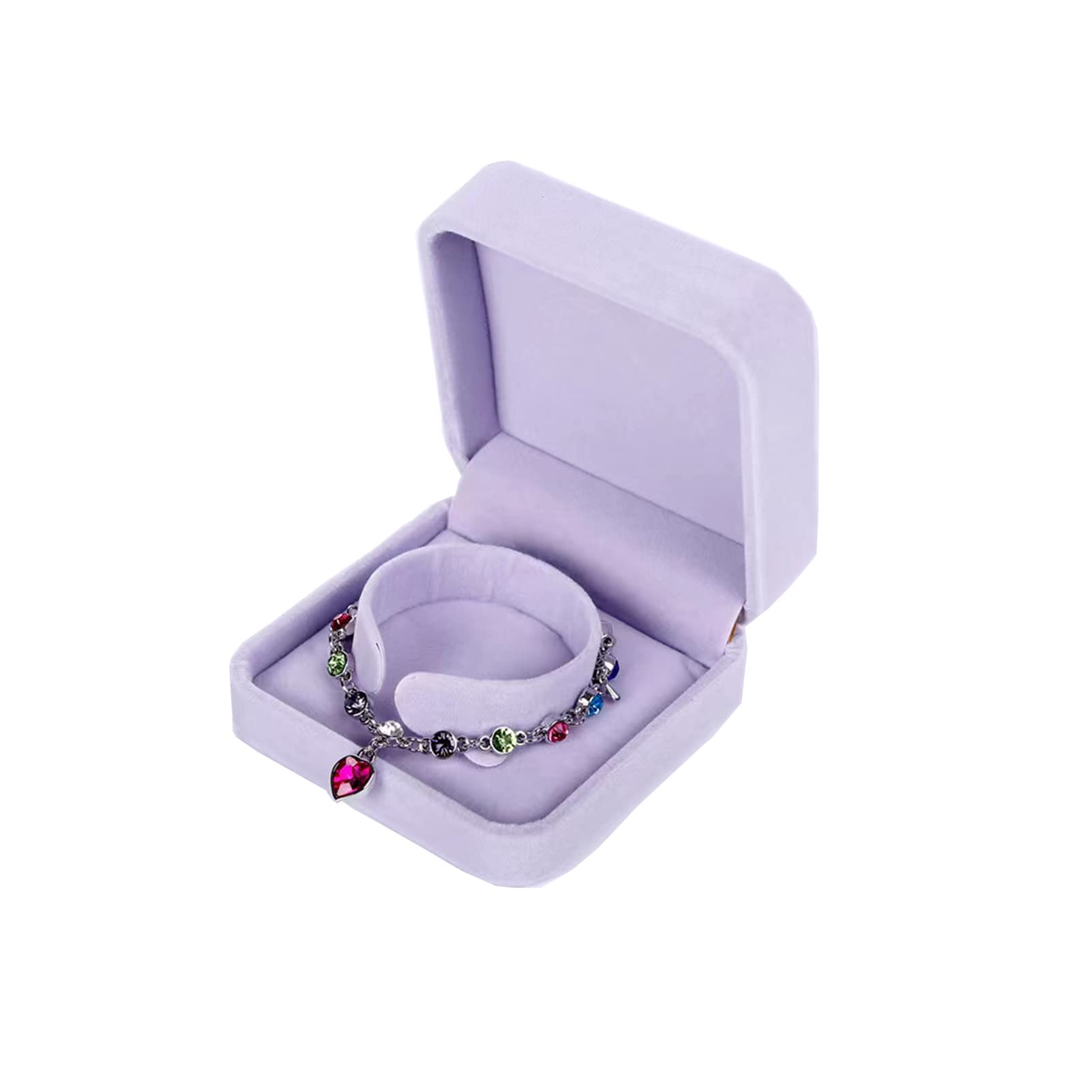FAYADA Velvet Jewelry Storage Box - Elegant Bracelet & Bangle Gift Box for Wedding, Proposal, Birthday, Anniversary - Perfect for Jewelry Display & Organizing in Bedroom, Dresser or Boutique