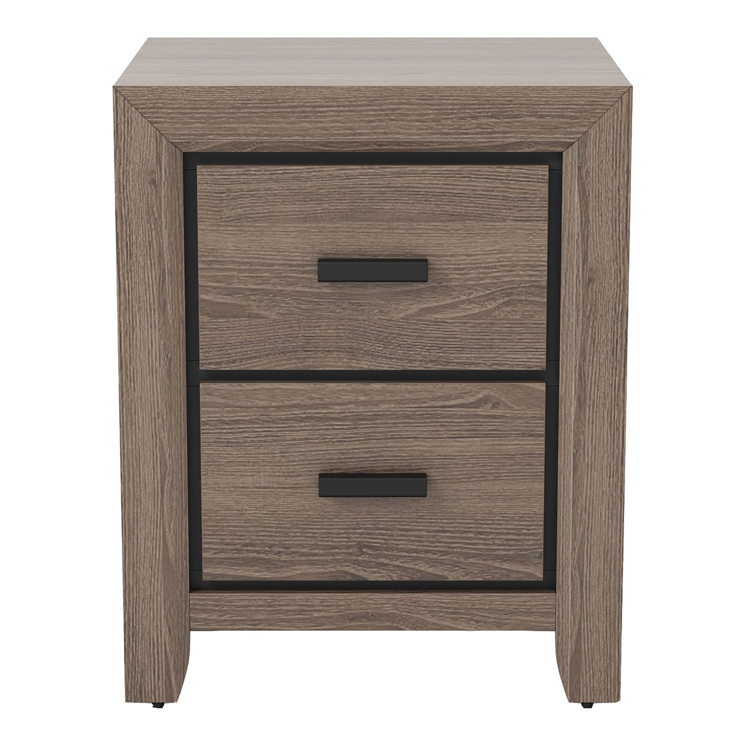 Furniture of America Livorn 3-Piece Gray Wood Bedroom Set - Full Size Bed with 2 Nightstands for Modern Home Decor | Perfect for Master Bedrooms & Guest Rooms