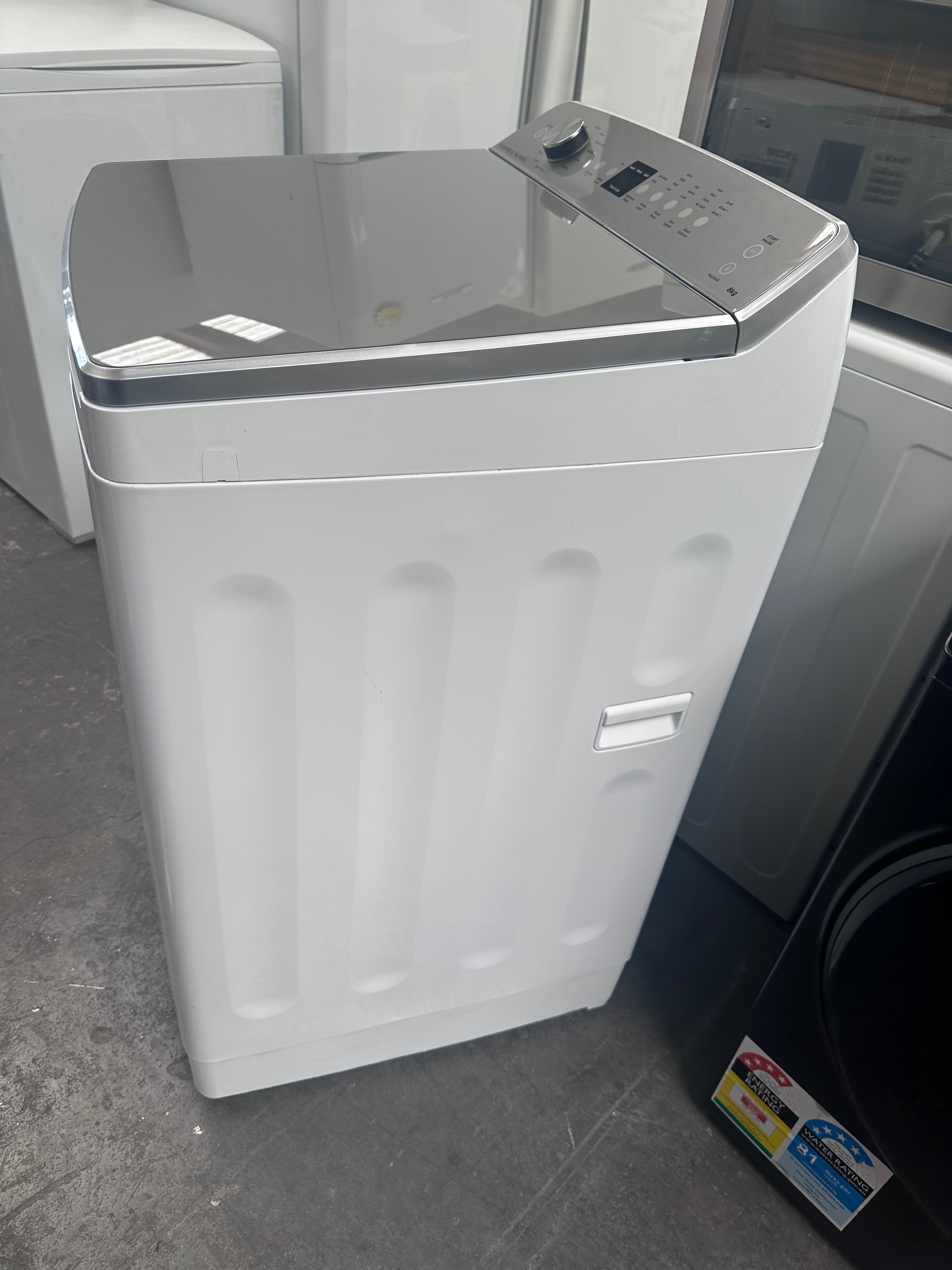 Fisher & Paykel Series 5 8kg Top Load Washing Machine with UV Sanitize Function - Factory Refurbished | Energy Efficient Laundry Solution for Homes & Apartments | Perfect for Small Spaces & Eco-Conscious Families