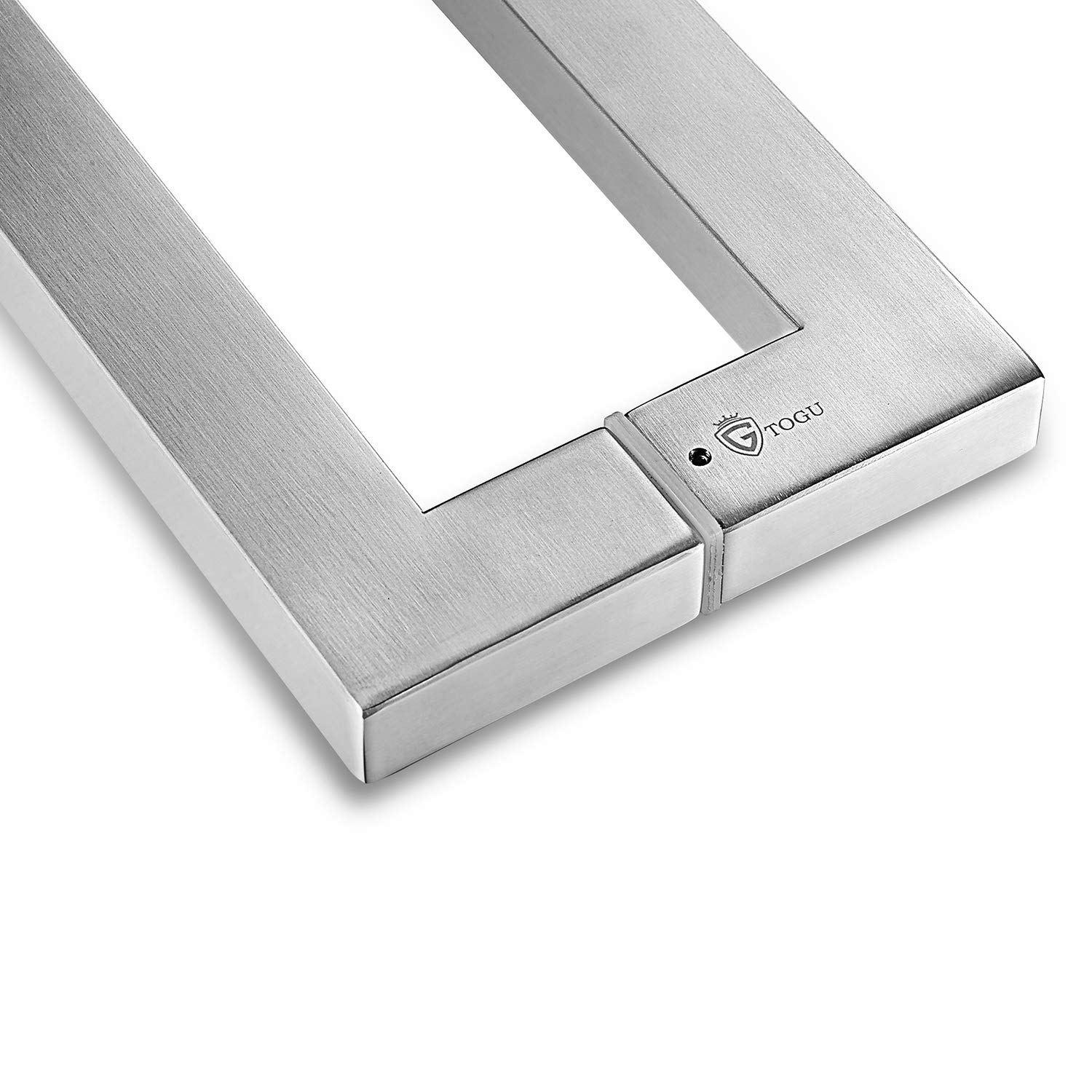 TOGU TG-6013 60-Inch Heavy-Duty Commercial Grade 304 Stainless Steel Push Pull Door Handle - Barn Door Pull & Glass Pull Handle with Brushed Finish - Perfect for Sliding Barn Doors, Glass Entryways & Commercial Buildings