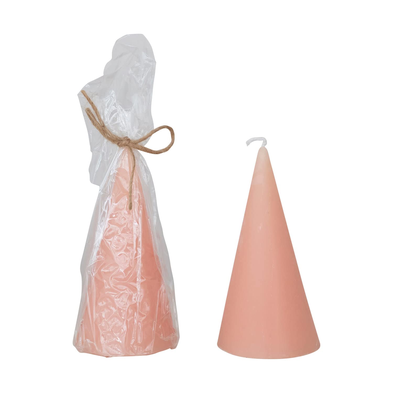 Unscented Pink Tree-Shaped Candle for Home Decor, Christmas, and Holiday Ambiance | Perfect for Gifts, Parties, and Relaxation