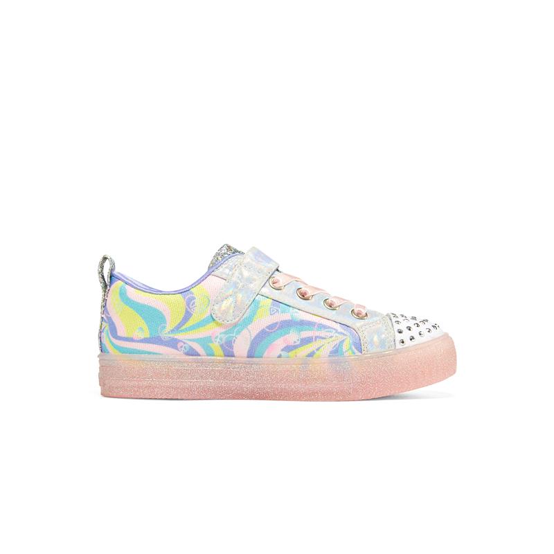 SHUFFLE BRIGHTS 314264L/LPMT - Colorful LED Light Up Shoes for Kids & Teens - Perfect for Dance Parties, Raves & Nighttime Fun