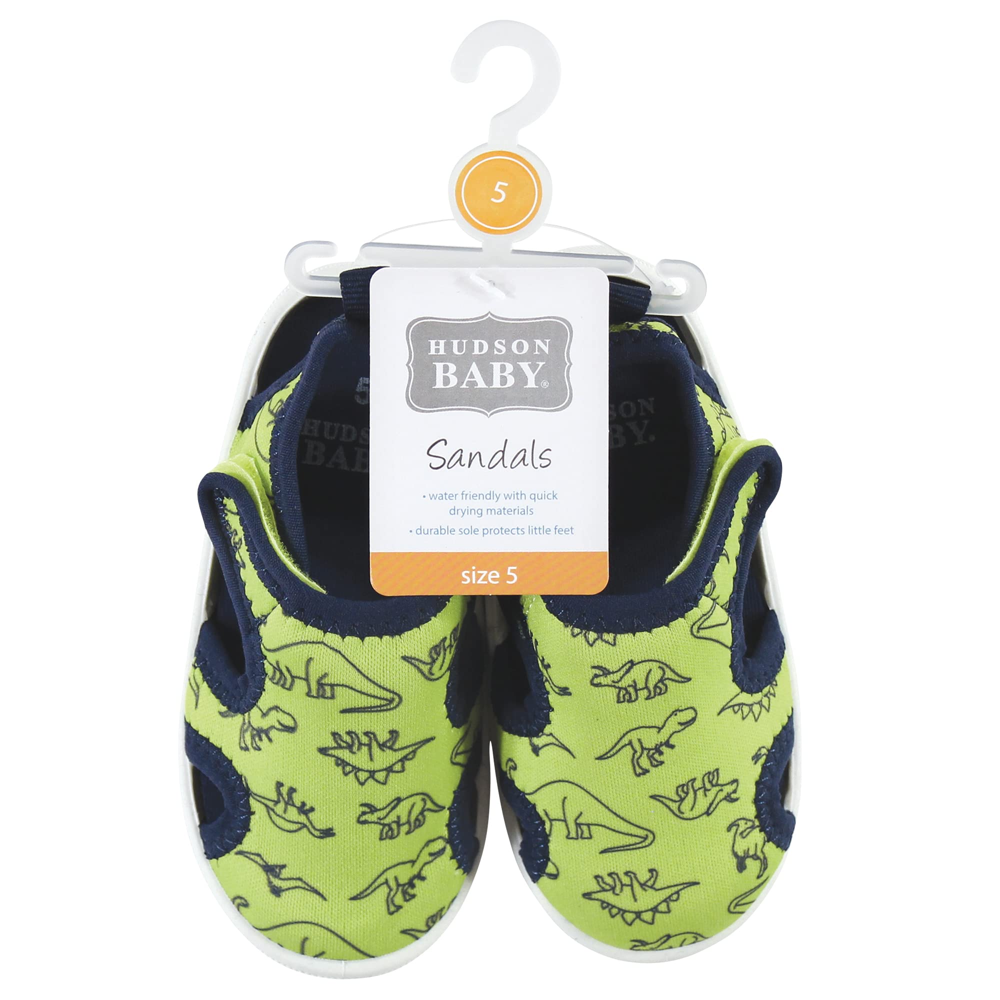 Hudson Baby Unisex Sandals & Water Shoes for Toddlers - Comfortable, Lightweight, Non-Slip Sole for Beach, Pool & Outdoor Play