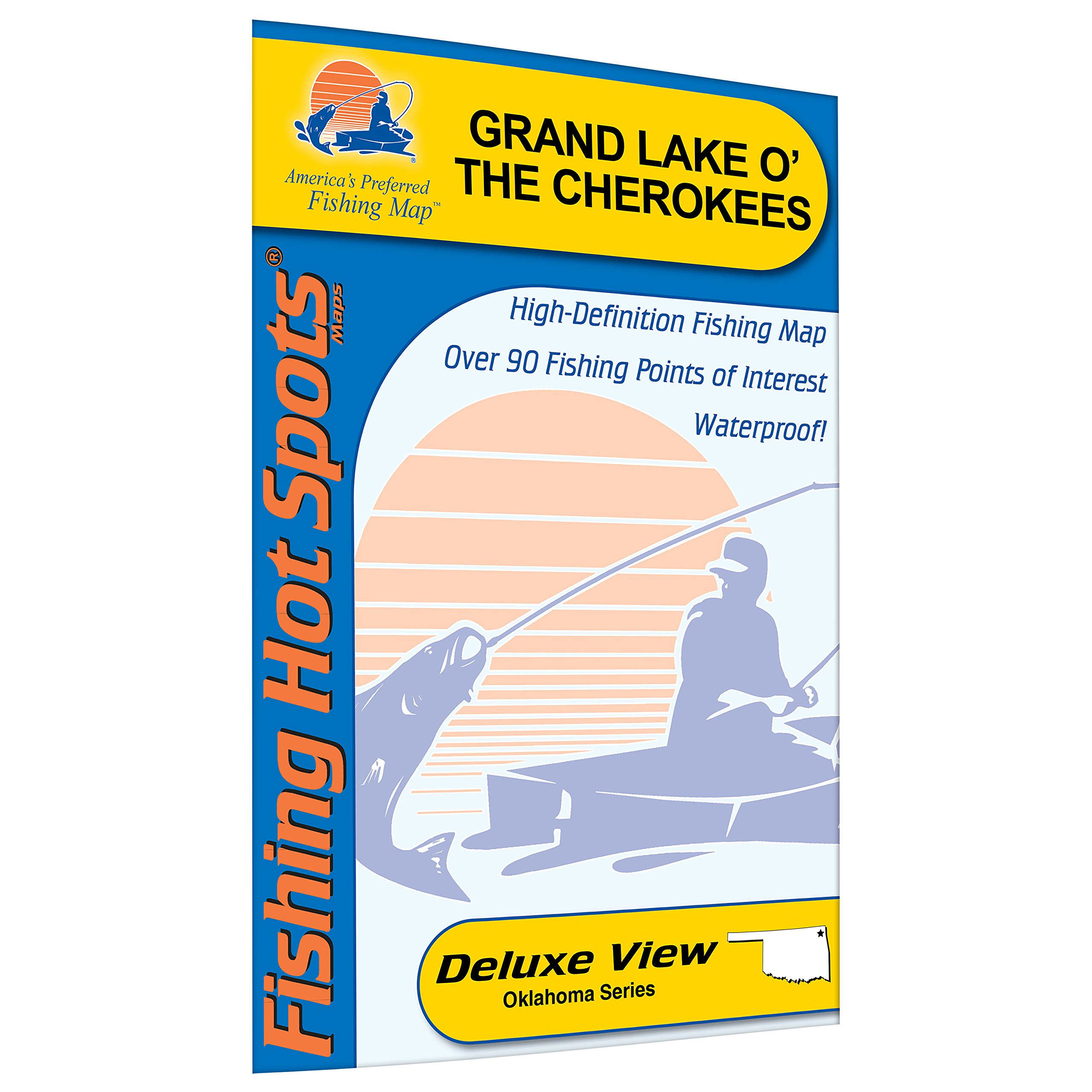 Grand Lake Fishing Map - Cherokee Area Guide for Anglers