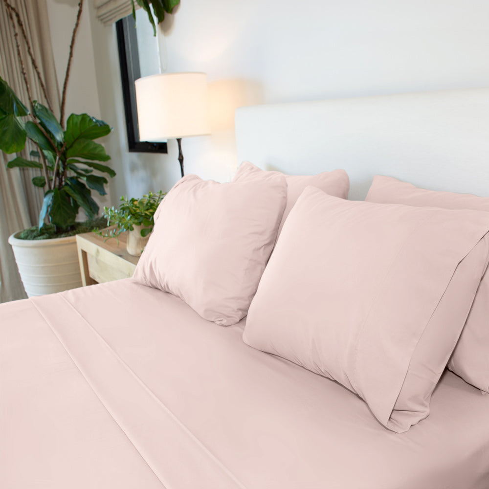 Premium Heather Gray Pillowcases Set - Soft & Breathable Luxury Bedding for Ultimate Comfort - Perfect for Home, Hotel, and Travel Use