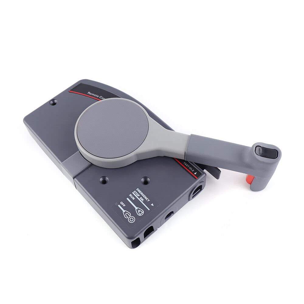 Universal Outboard Marine Side Remote Mount Control Box with Trim Switch - Heavy Duty Boat Throttle & Shift Control for Yamaha, Mercury, Suzuki - Perfect for Fishing, Cruising & Water Sports