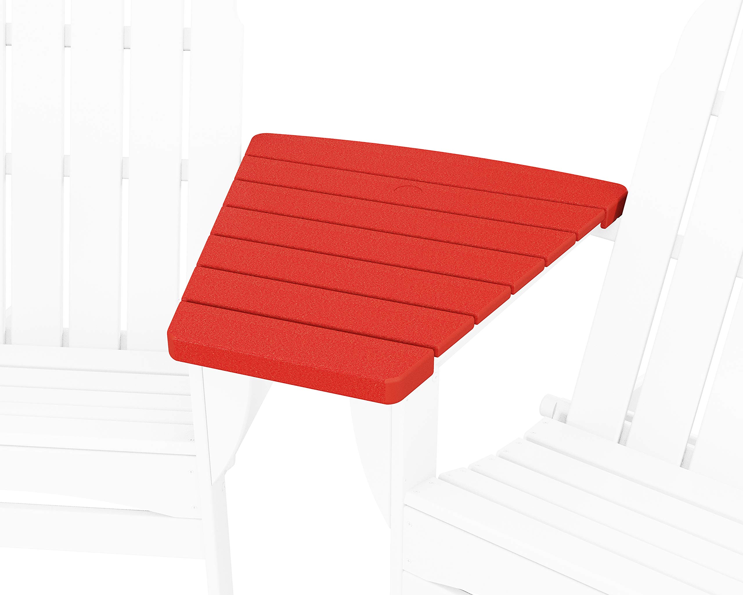 POLYWOOD® Outdoor Dining Table - Sunset Red, Weather-Resistant & Durable - Perfect for Patio, Deck, and Backyard Gatherings