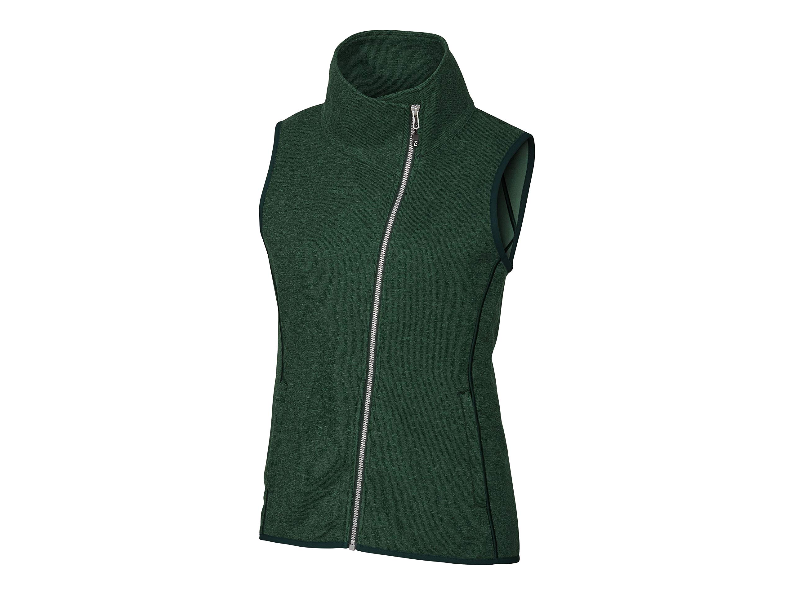 Cutter & Buck Women's Lightweight Quilted Vest - Water-Resistant Puffer Jacket for Outdoor Activities, Hiking & Casual Wear