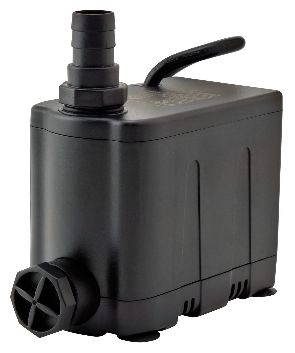 EcoPlus 730 GPH Convertible Bottom Draw Water Pump - Submersible Hydroponic Pump for Aquariums, Fountains & Indoor Gardening | Perfect for Hydroponic Systems, Fish Tanks & Water Features